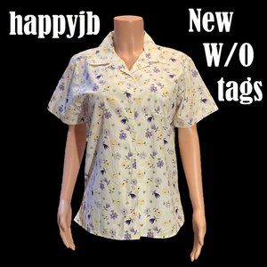 NWOT Vintage Bobbie Brooks Top Blouse Size M